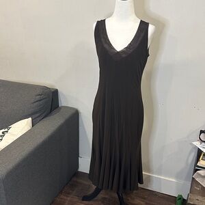 Vintage Joseph Ribkoff Dark Brown Dress